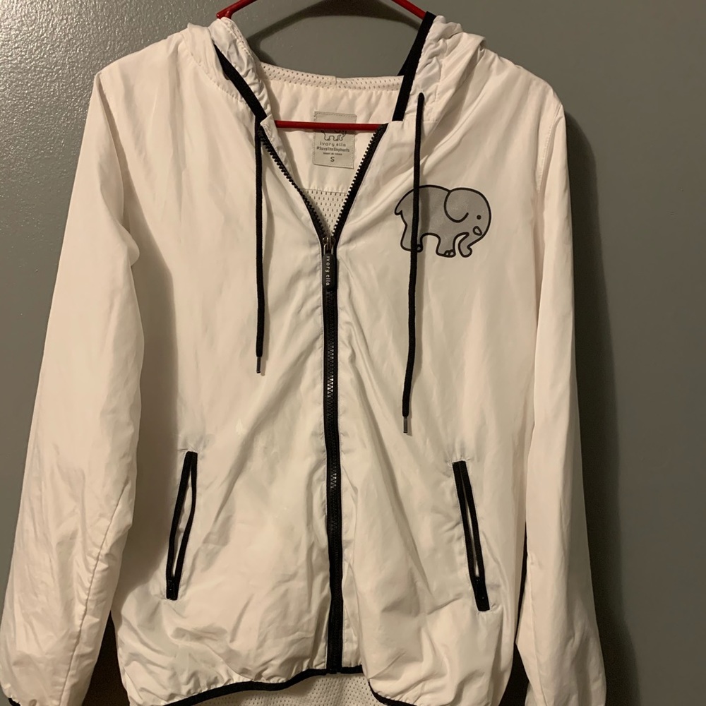 Ivory Ella Reflective Windbreaker